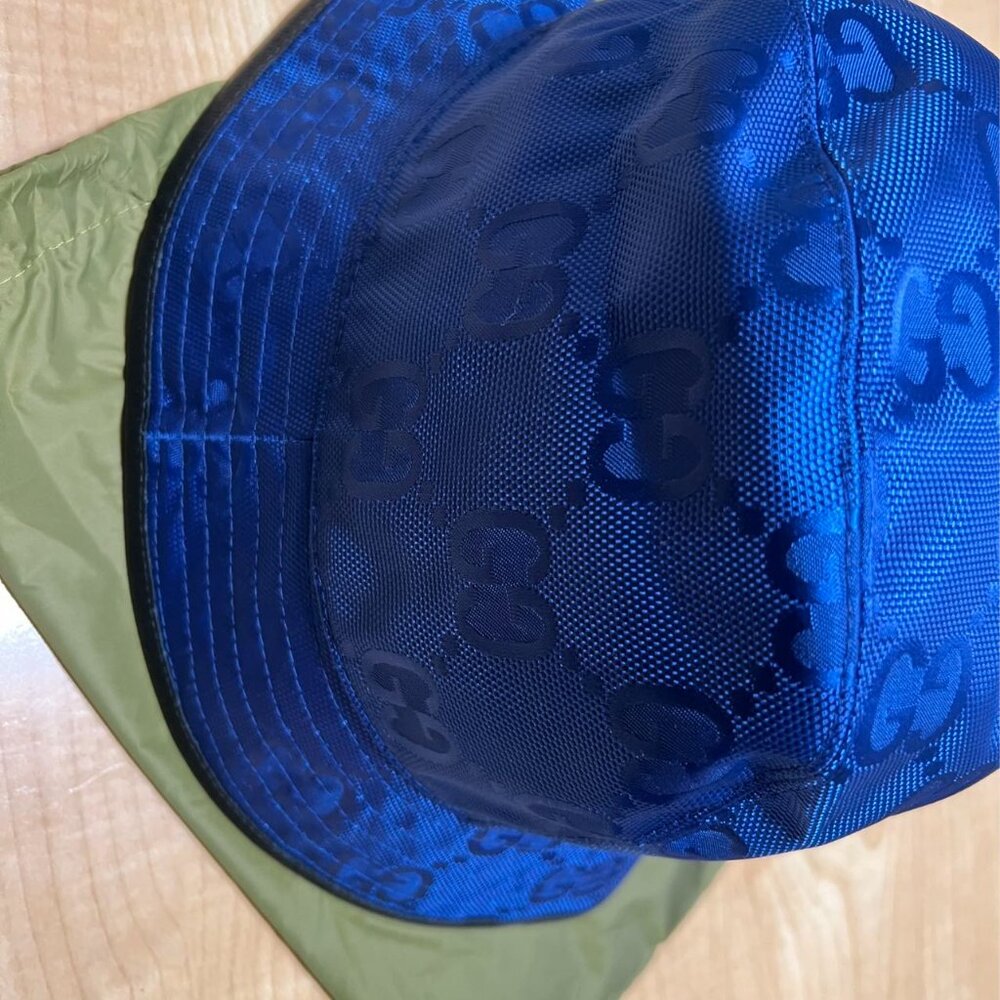 Gucci Off The Grid Bucket Hat Blue - Picture 8 of 11